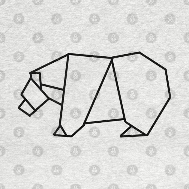 Origami Bear by Numerica